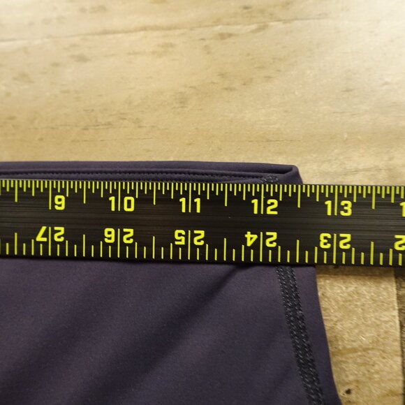 Firm Abs High-Waisted Cargo Leggings Women’s Medium Navy Nylon Spandex - Picture 6 of 14